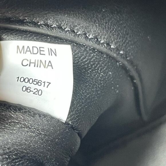 SOLD Tory Burch Cleo Small Leather Shoulder Bag Crossbody Black Gold - Picture 16 of 17